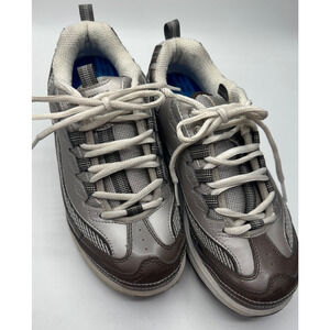 Skechers Shape UPS Women's Size 7.5 Silver Fitness Sneakers Stability Shoes